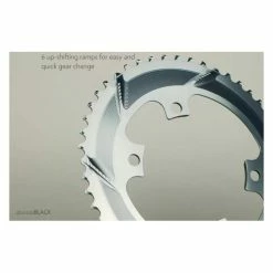 Plateau En Aluminium Ovale Absolute Black Winter Line 110 BCD 50 T -Kmc Soldes 719803 5