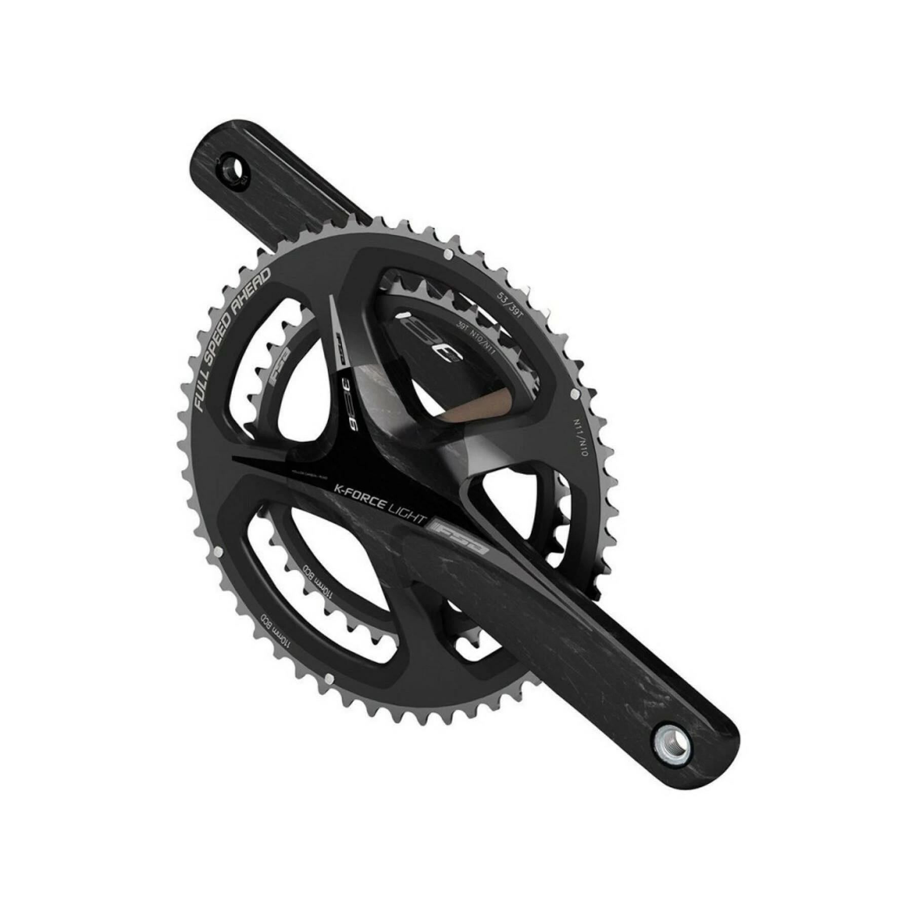 Pédalier Double FSA K-Force ABS BB386 50x34T 3 Pédalier Double FSA K-Force ABS BB386 50x34T