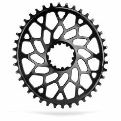 Plateau Ovale Aluminium Absolute Black Direct Mount CX SRAM 1 X 10/12 V 44 T