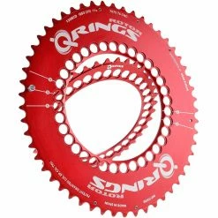 Plateau Externe Rotor Q-Rings Red BCD130x5 52T(39) -Kmc Soldes c01 001 09020 1 1